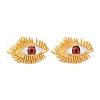 Plastic Eyes Stud Earrings EJEW-Z029-01C-1