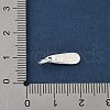 925 Sterling Silver Smile Face Charms STER-D305-01S-3