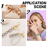 ABS Plastic Imitation Pearl Bead Stitch Markers HJEW-AB00188-6