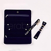 PVC Suede Fabric Travel Jewelry Organizer Roll Foldable Jewelry Case AJEW-I046-01-1