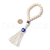 Wood Beads Hanging Ornaments HJEW-JM03311-3