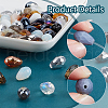   3Bags 3 Colors  Transparent Glass Beads  Segmented Multi-Color Beads GLAA-PH0003-36A-4