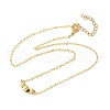 304 Stainless Steel 3 Round Beads Pendant Necklaces NJEW-JN05194-4