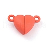 Alloy Magnetic Clasps with Loops PALLOY-P223-B01-08-1