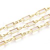 Brass Rectangle Link Chains CHC-N023-03A-G-1
