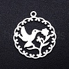 Non-Tarnish 201 Stainless Steel Pendants STAS-S105-JN874-1-1