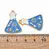 Chemistry Theme Alloy Enamel Pendants ENAM-V002-01L-KCG-3