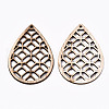 Unfinished Hollow Wood Big Pendants WOOD-N006-101-2