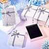Rectangle Paper Jewelry Set Storage Boxes with Bowknot CON-TAC0014-04G-4