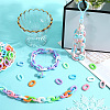 SOFPLATE 400Pcs 10 Colors Acrylic Linking Rings MACR-SP0001-42-4