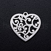 Non-Tarnish 201 Stainless Steel Pendants STAS-T046-JN254-1-1