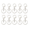 10Pcs Alloy Split Key Rings KK-YW0002-01P-1