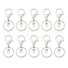 10Pcs Alloy Split Key Rings KK-YW0002-01P-1