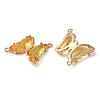 Brass Pave Faceted Glass Connector Charms X-FIND-Z020-04Q-2
