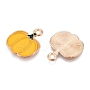 Thanksgiving Day Theme Alloy Enamel Pendants X1-ENAM-T020-35O-2
