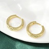 Brass Hoop Earrings EJEW-L299-02G-3