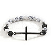 Natural Howlite Beads Stretch Bracelets TE5719-1-2