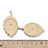 Wooden Pendant Cabochon Settings WOOD-XCP0001-94B-3