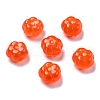 Autumn Theme Transparent Glass Beads GLAA-P049-A06-1