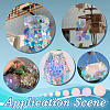   8 Style Rainbow Iridescent PVC Paillette/Sequin Links PVC-PH0001-32B-6