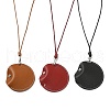 Leather Bluetooth Earphone Storage Bag Hanging Neck Necklace ST-CJ0027-03-9