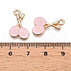 Alloy Enamel Pendants ENAM-T020-61D-3