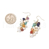 304 Stainless Steel Chip Dangle Earrings EJEW-JE06451-4