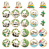  24Pcs 12 Style Alloy Enamel Pendants FIND-TA0002-72-2