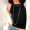 925 Sterling Silver Snake Chain Long Necklaces FS-WG4AD64-01-2