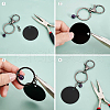 BENECREAT 20Pcs Aluminum Pendants FIND-BC0001-88-4