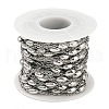 Tarnish Resistant 304 Stainless Steel Oval Link Chains CHS-M005-01P-1