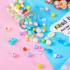  100G Transparent/Opaque Acrylic Beads MACR-TA0001-50H-4
