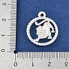 Twelve Constellations Alloy Pendants PALLOY-Q006-01J-S-3