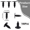 Gorgecraft 100Pcs Nylon Gauge Rivets FIND-GF0005-72A-2