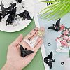 CHGCRAFT 20Pcs 2 Colors Iron Tie Clips FIND-CA0004-02-3
