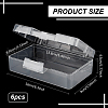 Plastic Bead Containers with Hinged Lid AJEW-WH0479-88A-2