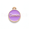 Alloy Enamel Pendants X-ENAM-S124-01B-01I-3