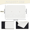 SOFPLATE 300Pcs Paper Jewelry Earring Display Cards with Hanging Hole CDIS-SP0001-05A-2