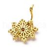 Brass Micro Pave Cubic Zirconia Pendant Bails KK-D378-21G-2