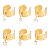 304 Stainless Steel Cuff Rings for Women RJEW-UN00022-1