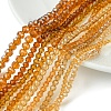 Electroplate Glass Beads Strands EGLA-FS0001-42C-2