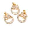 Brass Cubic Zirconia Pendants KK-M243-41G-3