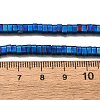2-Hole Electroplated Synthetic Non-magnetic Hematite Beads Strands G-L613-A01-01-5
