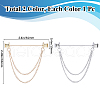 Gorgecraft Zinc Alloy Hanging Chain Brooches FIND-GF0006-87A-2