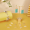   24Pcs 2 Colors Alloy Micro Pave Clear Cubic Zirconia Chandelier Component Links FIND-PH0021-03-5