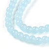 Imitation Jade Glass Beads Strands GLAA-T032-J4mm-04-3