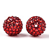 Transparent Resin Rhinestone Graduated Beads RESI-S314-18x20-05-1