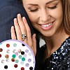 AHADERMAKER 40Pcs 10 Styles Natural Mixed Gemstone Cabochons G-GA0001-69-6