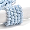 Painted Glass Bead Strands X-DGLA-S071-8mm-B15-2