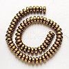 Electroplate Non-magnetic Synthetic Hematite Beads Strands G-F300-16-03-2